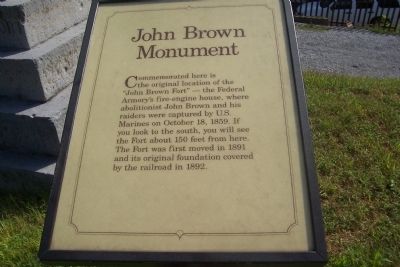 John Brown Monument Marker. Click for full size. John Brown Monument Marker image. Click for full size.
