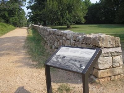 Marker on the Sunken Road. Click for full size. Marker on the Sunken Road image. Click for full size.