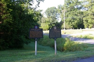 Battle of Dug Gap and Babb's Settlement Markers image. Click for full size.