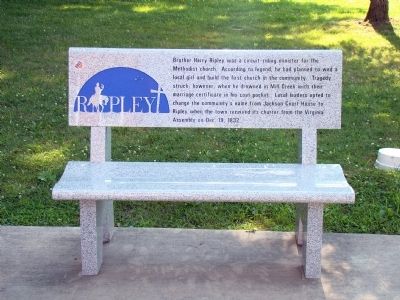Brother Harry Ripley Bench image. Click for full size.