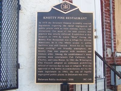Knotty Pine Restaurant Marker image. Click for full size.