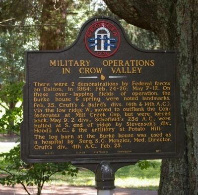 Military Operations in Crow Valley Marker image. Click for full size.