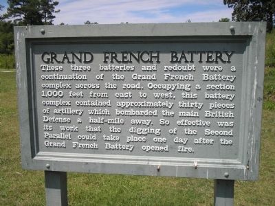 Grand French Battery Marker image. Click for full size.