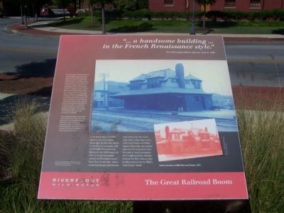 The Great Railroad Boom Marker image. Click for full size.