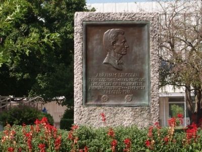 Abraham Lincoln - Eighth Judicial District Marker image. Click for full size.
