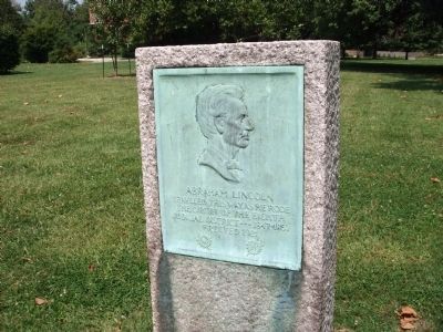 Abraham Lincoln - Eighth Judicial District Marker image. Click for full size.