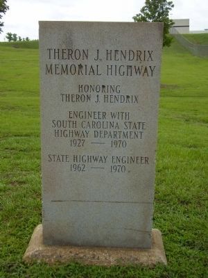 Theron J. Hendrix Memorial Highway Marker image. Click for full size.