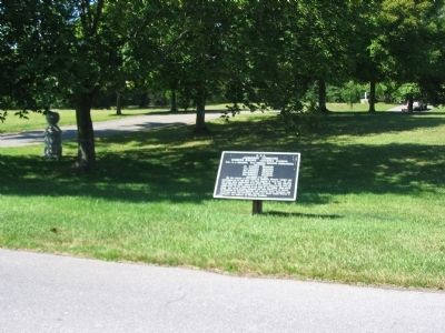 Stonewall Brigade Tablet at the entrance to the West Woods. Click for full size. Stonewall Brigade Tablet at the entrance to the West Woods image. Click for full size.