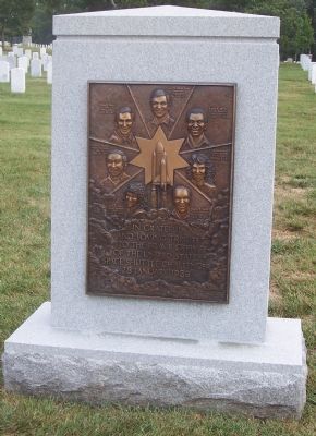 United States Space Shuttle Challenger Marker, obverse image. Click for full size.