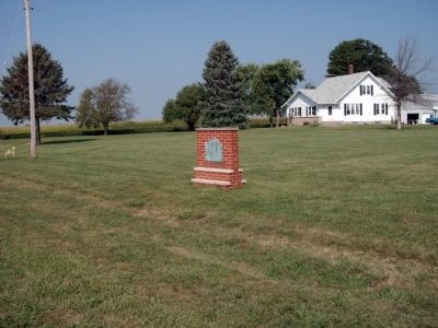 Site of The Village of Richmond Marker - - Wide View image. Click for full size.