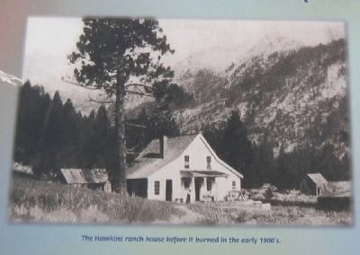 Close-up of Ranch House pictured on Marker image. Click for full size.