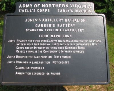 Garber's Battery Tablet. Click for full size. Garber's Battery Tablet image. Click for full size.