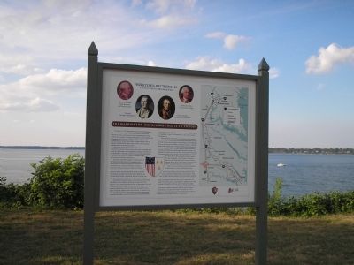 Marker on the Yorktown Battlefield. Click for full size. Marker on the Yorktown Battlefield image. Click for full size.