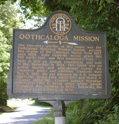 Oothcaloga Mission Marker image. Click for full size.