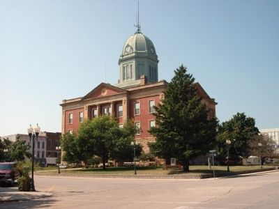Full View - Moultrie County Courthouse. Click for full size. Full View - Moultrie County Courthouse image. Click for full size.
