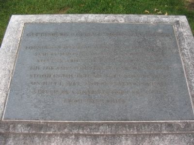 Gettysburg College Rooted in History Tablet image. Click for full size.