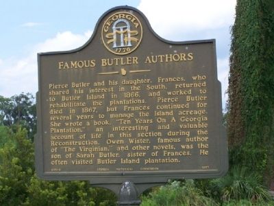 Famous Butler Authors Marker image. Click for full size.