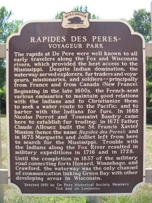 Rapides des Peres Marker image. Click for full size.