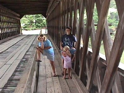 Inside view of Covered Bridge image. Click for full size.