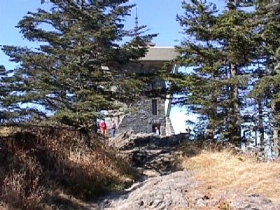 View of the observation tower in the distance. image. Click for full size.