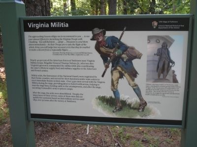 Virginia Militia Marker image. Click for full size.