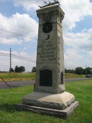 157th New York Infantry Monument image. Click for full size.
