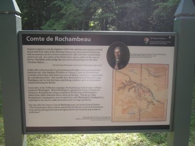 Comte de Rochambeau Marker image. Click for full size.