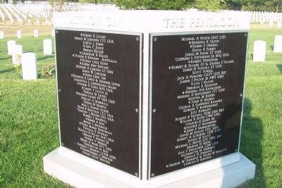 Victims of Terrorist Attack on the Pentagon Marker, Panels 3 and 4 image. Click for full size.