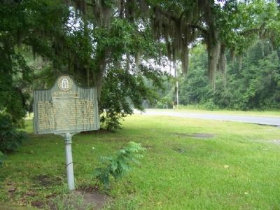 Jonesville Marker, looking north US 17 image. Click for full size.