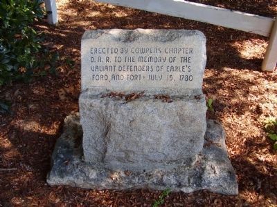 Earle's Ford and Fort Marker. Click for full size. Earle's Ford and Fort Marker image. Click for full size.
