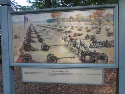 French Artillery Park Marker image. Click for full size.
