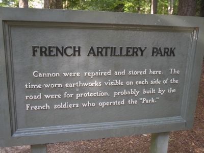 French Artillery Park Marker image. Click for full size.