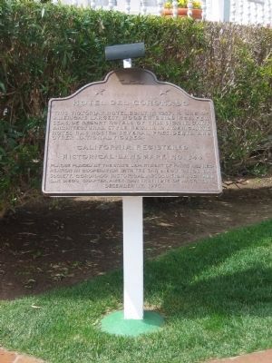 Hotel del Coronado Marker. Click for full size. Hotel del Coronado Marker image. Click for full size.