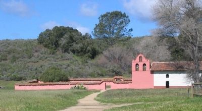 La Purisima Mission Bell Tower image. Click for full size.