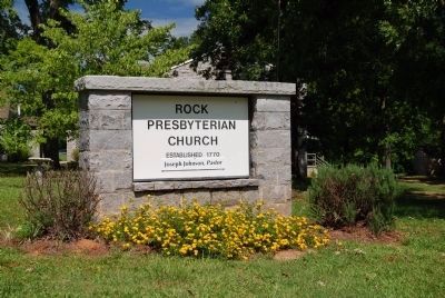 Rock Presbyterian Church Sign. Click for full size. Rock Presbyterian Church Sign image. Click for full size.