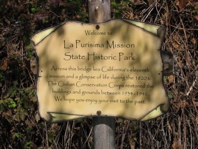 La Purisima Mission State Historic Park Marker image. Click for full size.