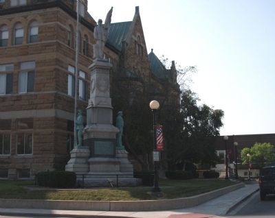 Coles County - - Civil War Memorial. Click for full size. Coles County - - Civil War Memorial image. Click for full size.