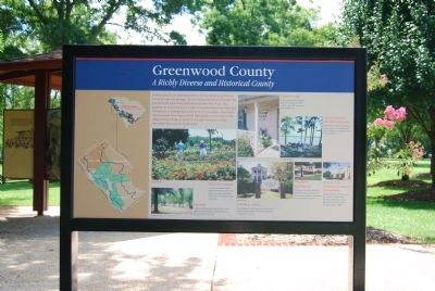 Greenwood County Marker -<br>Previous Location image. Click for full size.