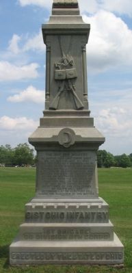 61st Ohio Infantry Monument. Click for full size. 61st Ohio Infantry Monument image. Click for full size.