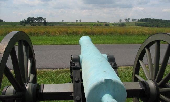 Dilger's Battery View of Oak Hill image. Click for full size.