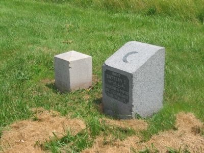 Carlisle Road Position Marker for Dilger's Battery image. Click for full size.