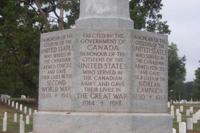 Canadian Cross of Sacrifice Marker. Click for full size. Canadian Cross of Sacrifice Marker image. Click for full size.