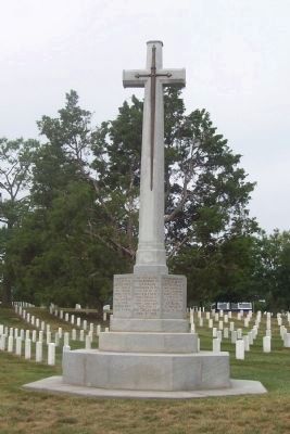 Canadian Cross of Sacrifice Marker. Click for full size. Canadian Cross of Sacrifice Marker image. Click for full size.