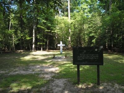 Marker on the Yorktown Battlefield. Click for full size. Marker on the Yorktown Battlefield image. Click for full size.