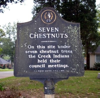 Seven Chestnuts Marker image. Click for full size.