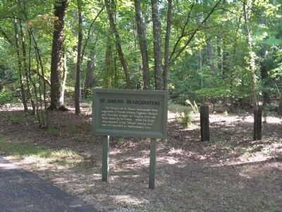 Marker on the Yorktown Battlefield. Click for full size. Marker on the Yorktown Battlefield image. Click for full size.