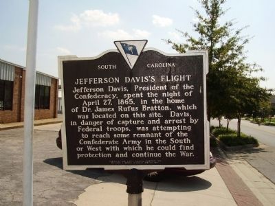 Jefferson Davis's Flight Side image. Click for full size.