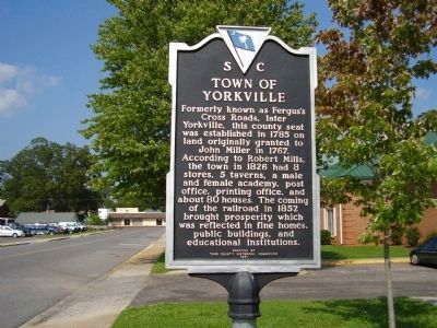 Town of Yorkville Marker. Click for full size. Town of Yorkville Marker image. Click for full size.