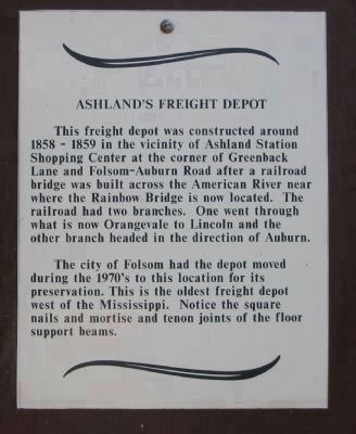 Marker on Sign Board in Front of Station image. Click for full size.