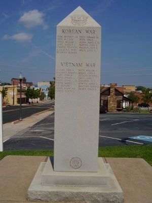 Cherokee County Veterans Memorial (Korean & Vietnam Wars) image. Click for full size.